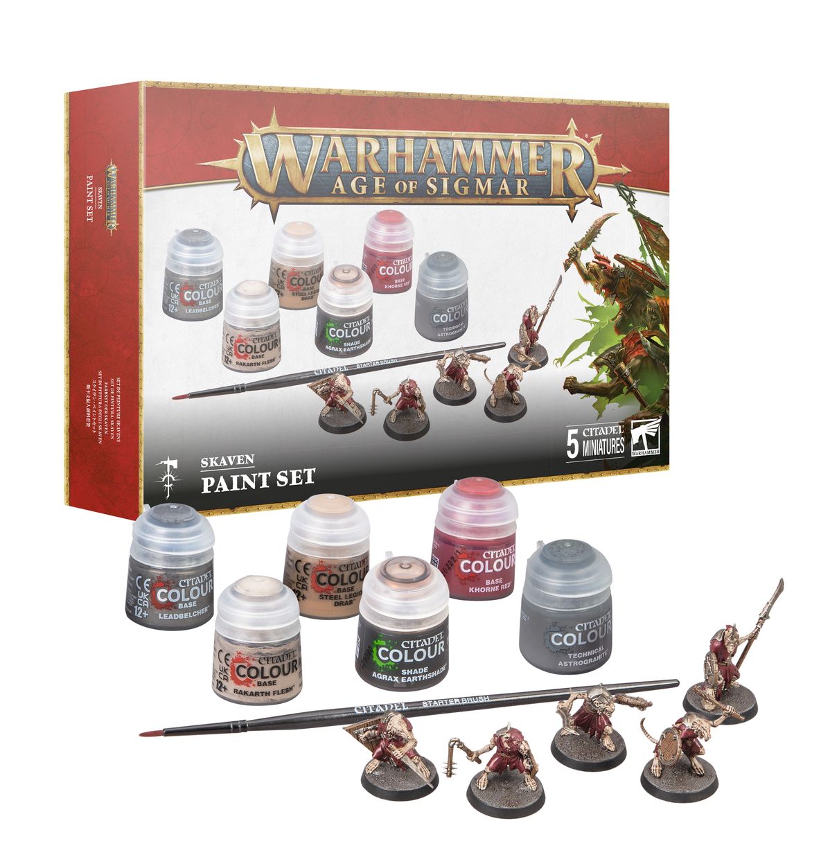 Warhammer Age Of Sigmar: Skaven Paints Set