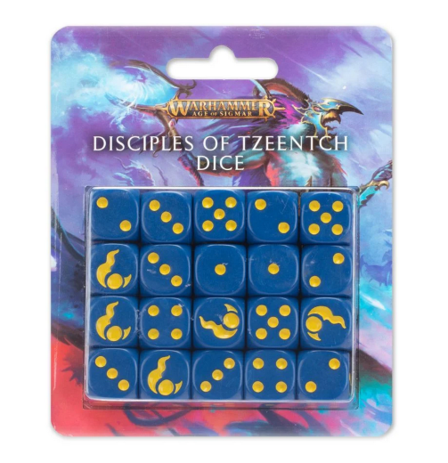 Warhammer Age Of Sigmar: Disciples Of Tzeentch - Dice Set