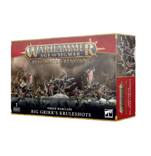 Warhammer Age Of Sigmar: Orruk Warclans - Regiments Of Renown Big Grikk's Kruleshots