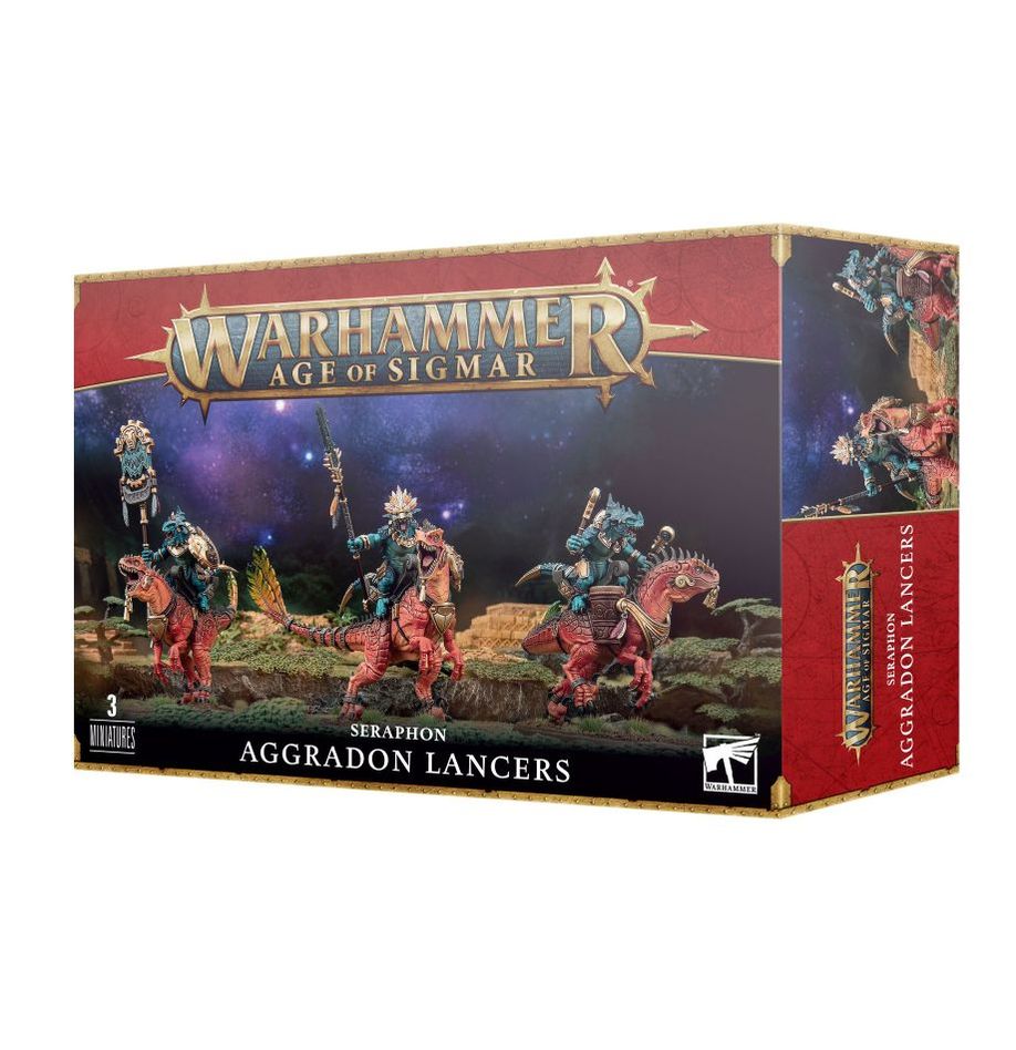 Warhammer Age Of Sigmar: Seraphon - Aggradon Lancers