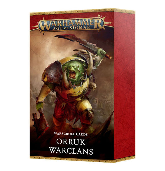 Warhammer Age Of Sigmar: Orruk Warclans - Warscroll Cards