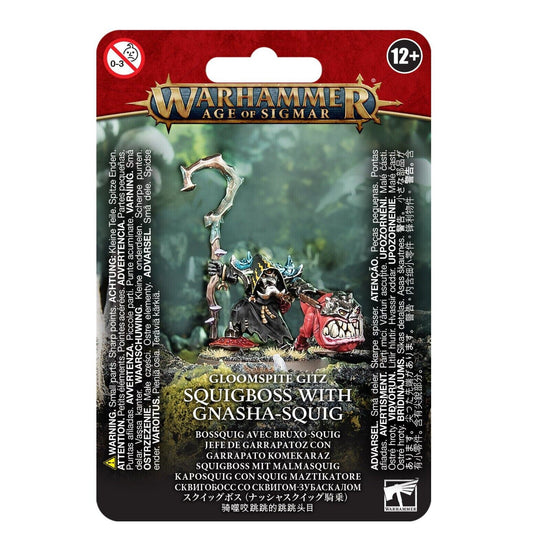 Warhammer Age Of Sigmar: Gloomspite Gitz – Squigboss With Gnasha-squig