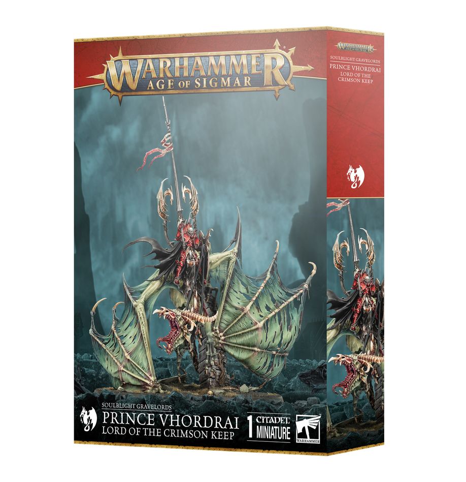 Warhammer Age Of Sigmar: Soulblight Gravelords - Prince Vhordrai, Lord Of The Crimson Keep