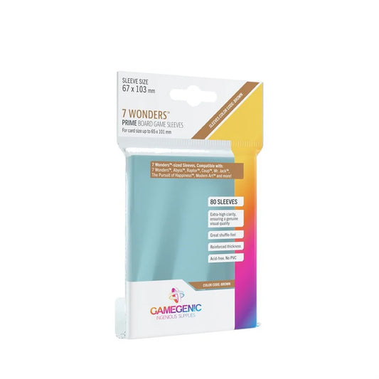 Gamegenic: Board Game Sleeves 80 Pack – 7 Wonders