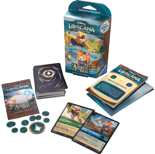 Disney Lorcana: Azurite Sea - Genius Reinvented Starter Deck