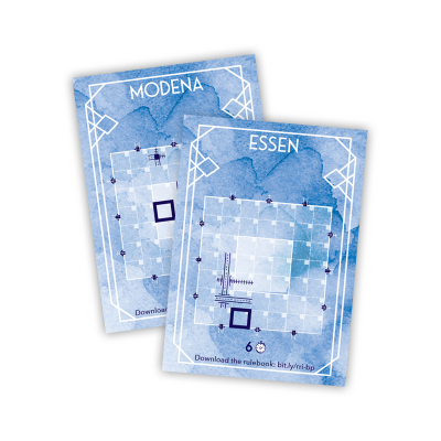 Railroad Ink Challenge: Promo Modena Essen Blueprint Card