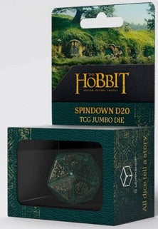 Hobbit: TCG Spindown D20 Jumbo Die - Verdant