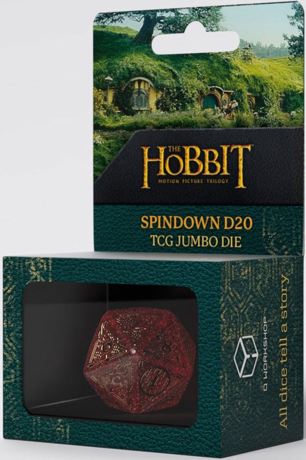 Hobbit: TCG Spindown D20 Jumbo Die - Ember