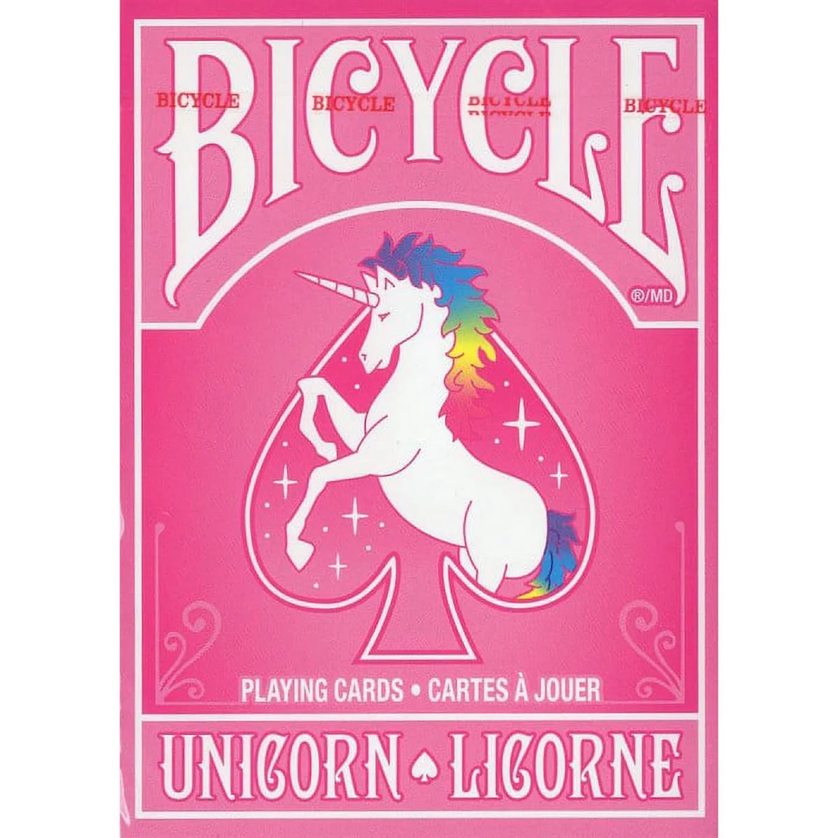Bicycle Playing Cards: Unicorn Pink
