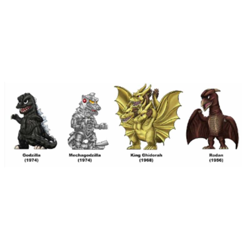 Godzilla: Toho Classic Metal Figures 2.5"