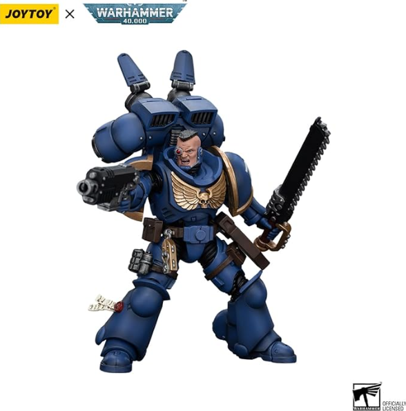 JOYTOY: Warhammer 40,000: Ultramarines - Jump Pack Intercessors - Intercessor 2