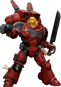 JOYTOY: Warhammer 40,000: Blood Angels - Jump Pack Intercessors - Sergeant With Plasma Pistol