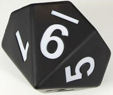 Foam Dice: D10 Black