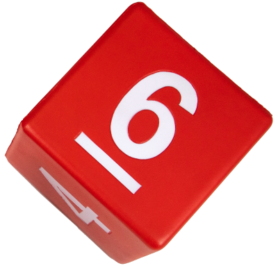 Foam Dice: D6 Red