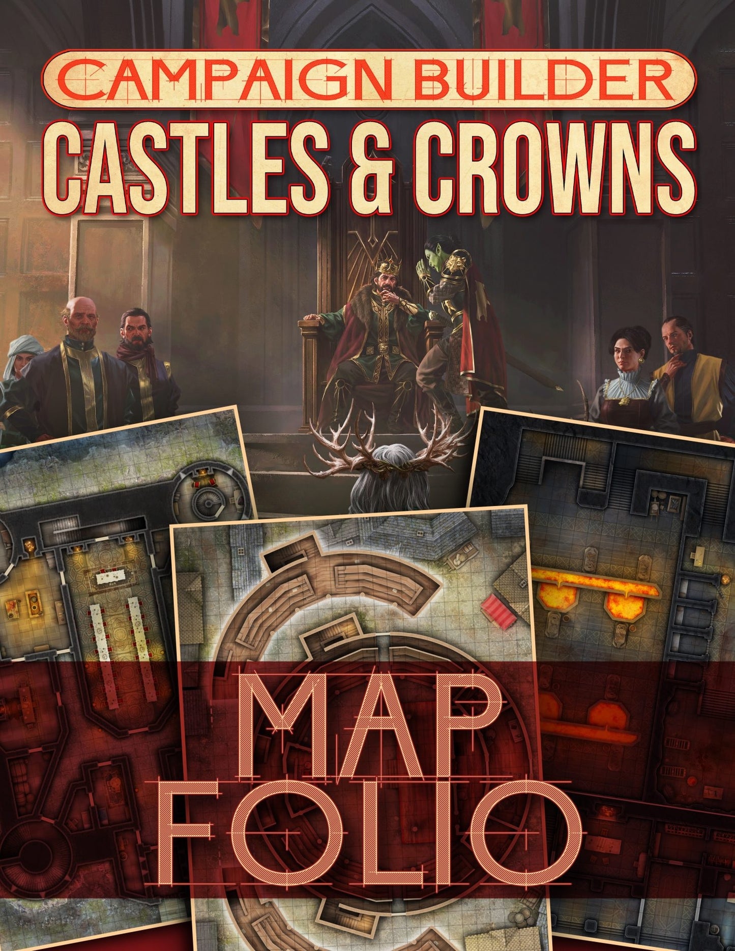 Campaign Builder: Castles & Crowns - Map Folio 5E