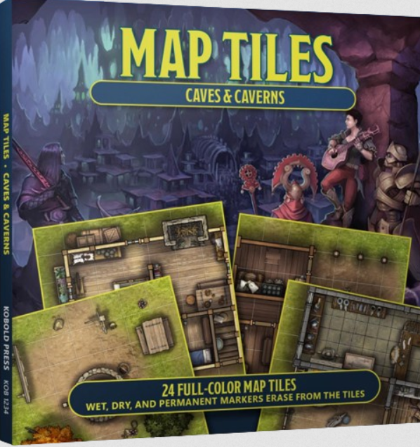 Map Tiles: Caves & Caverns