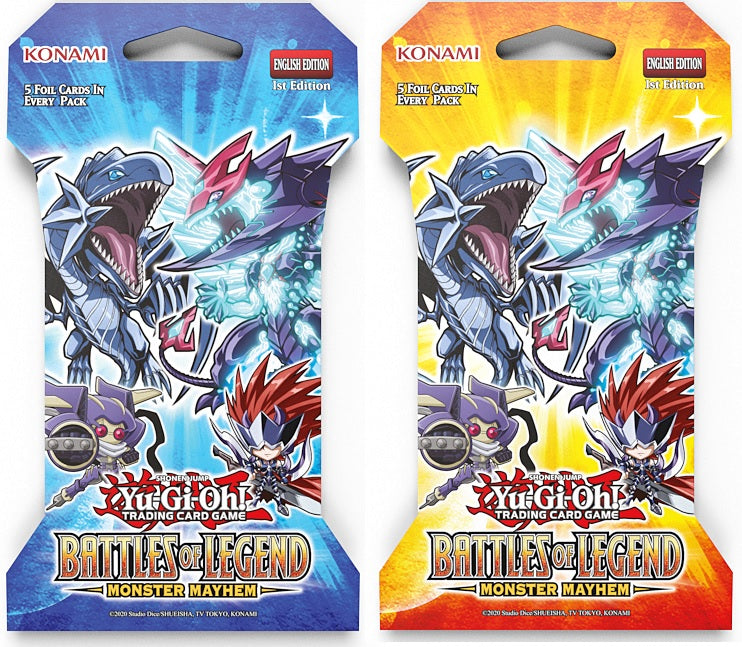 YuGiOh: Battles Of Legend Monster Mayhem - Sleeved Booster