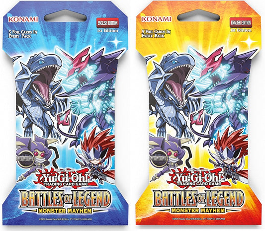 YuGiOh: Battles Of Legend Monster Mayhem - Sleeved Booster