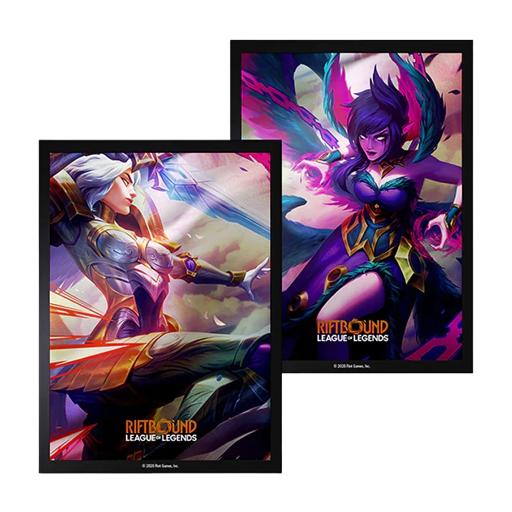 League Of Legends Riftbound: Vendetta Sleeves 100 Count - Kayle Vs Morgana