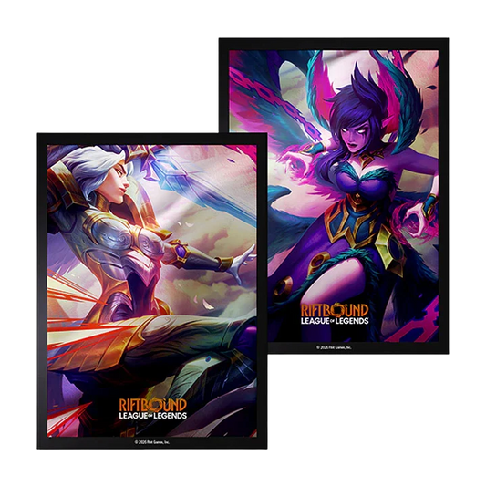 League Of Legends Riftbound: Vendetta Sleeves 100 Count - Kayle Vs Morgana