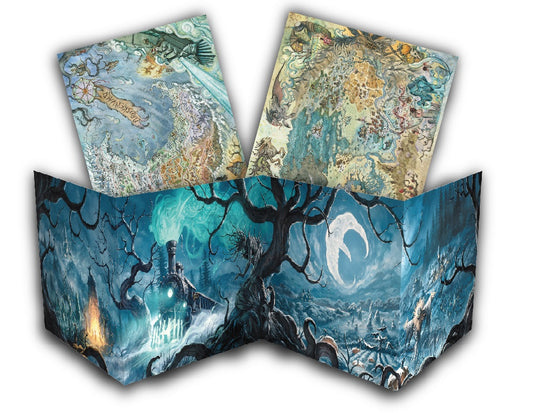 Crooked Moon RPG: Wickermoon GM Screen & Maps