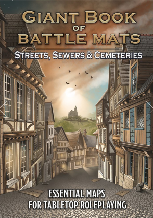 Giant Book Of Battle Mats: Streets, Sewers & Cemeteries
