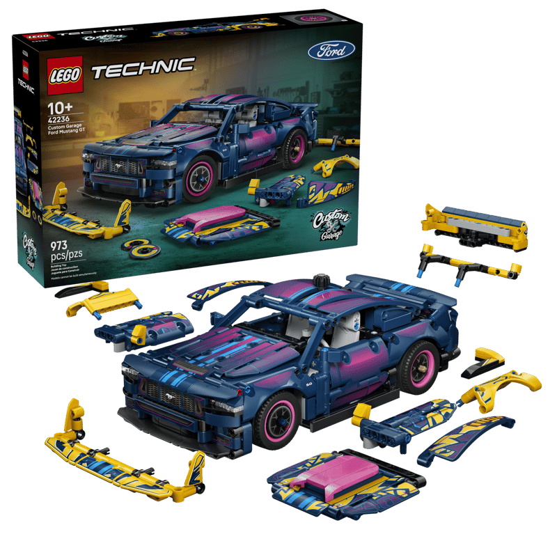LEGO®: 42236 Custom Garage Ford Mustang GT Car