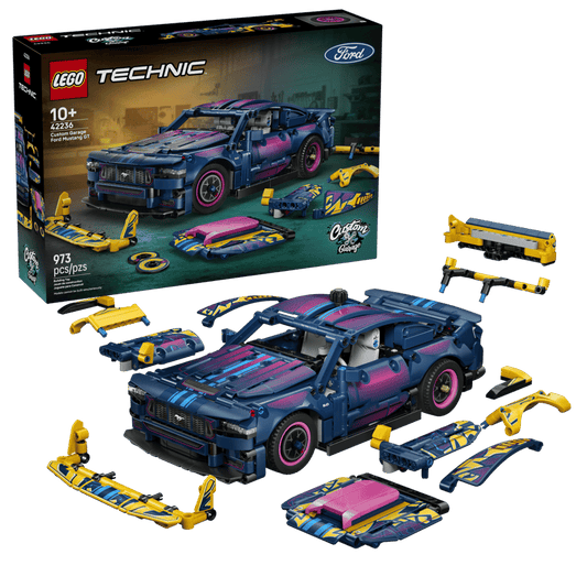 LEGO®: 42236 Custom Garage Ford Mustang GT Car