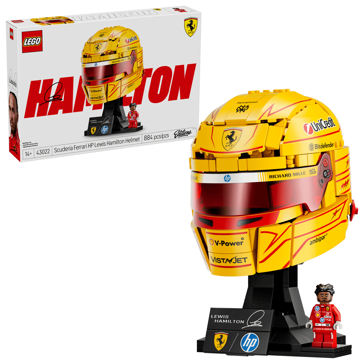 LEGO®: 43022 Scuderia Ferrari HP Lewis Hamilton Helmet