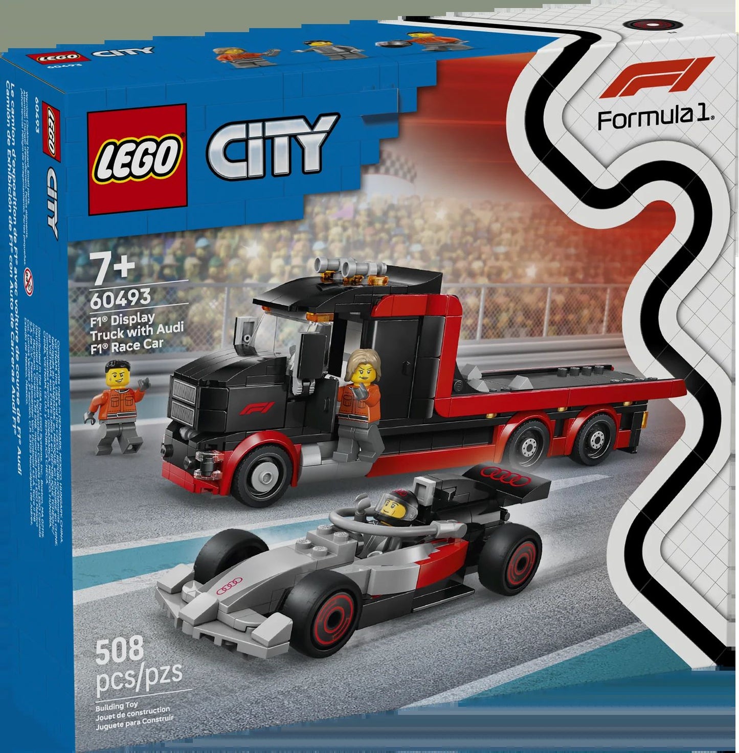 LEGO®: 60493 F1® Display Truck With Audi F1® Race Car