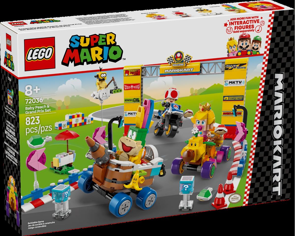 LEGO®: 72036 Mario Kart™ – Baby Peach & Grand Prix Set