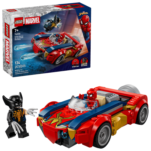 LEGO®: 76336 Spider-Man Car VS. Venomized Wolverine