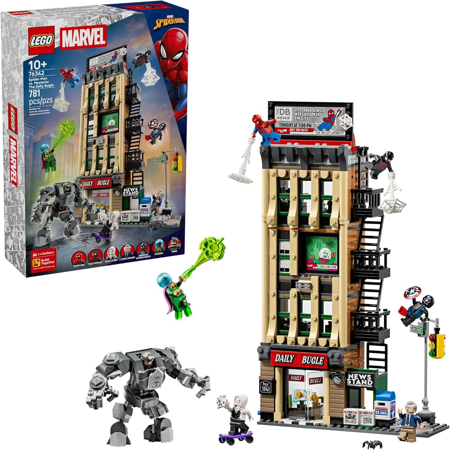 LEGO®: 76342 Spider-Man Vs Mysterio: The Daily Bugle