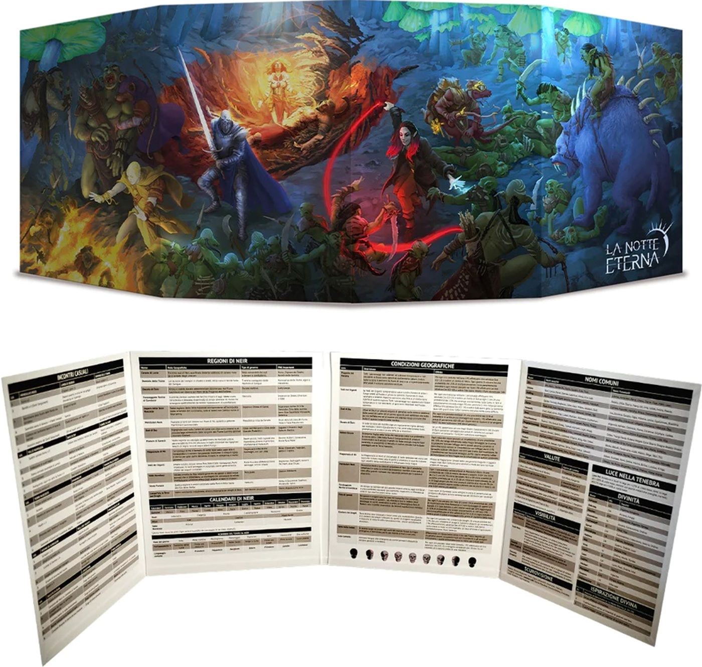 La Notte Eterna 5E RPG: Dungeonmaster Screen