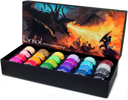 Lynx: RPG Condition Rings & Markers Set