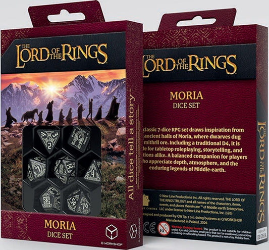 Lord Of The Rings: Dice Set - Moria