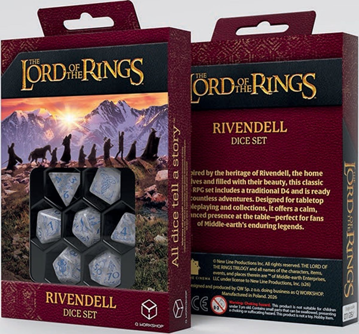Lord Of The Rings: Dice Set - Rivendell
