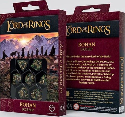 Lord Of The Rings: Dice Set - Rohan