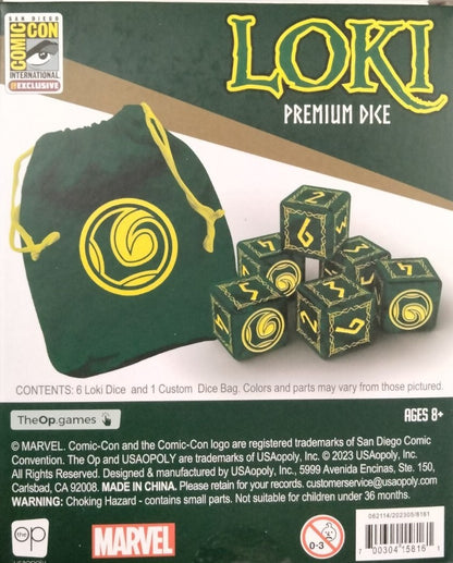 Loki Premium Dice Set: SDCC 2023