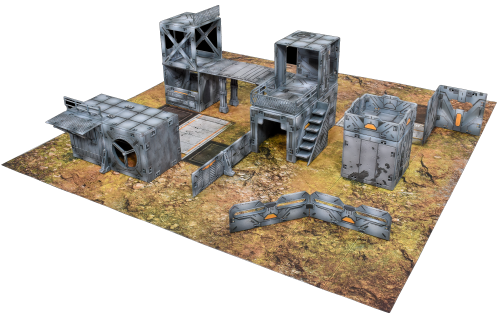 Halo: Flashpoint - Deluxe Buildable 3D Terrain Set
