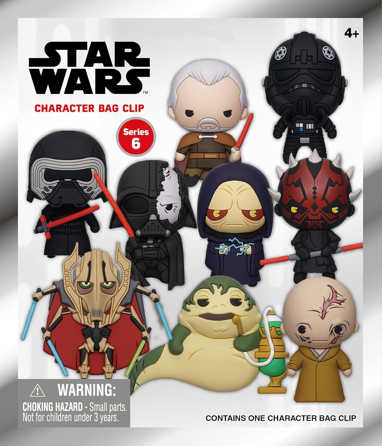 Star Wars Villains: Mystery 3D Foam Bag Clip Series 6 Figure