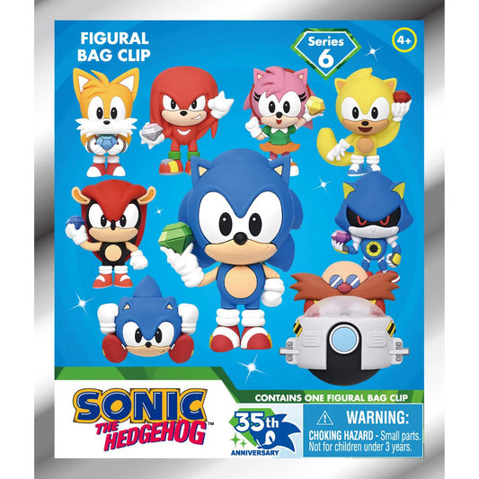 Sonic The Hedgehog: Mystery 3D Foam Bag Clip Series 6 Figure