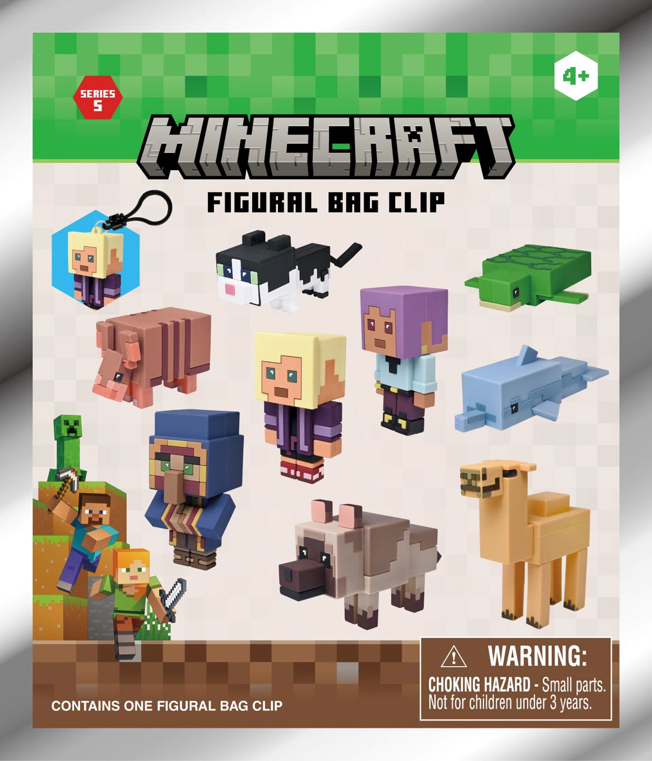 Minecraft: Mystery 3D Foam Bag Clip Series 5 Figure