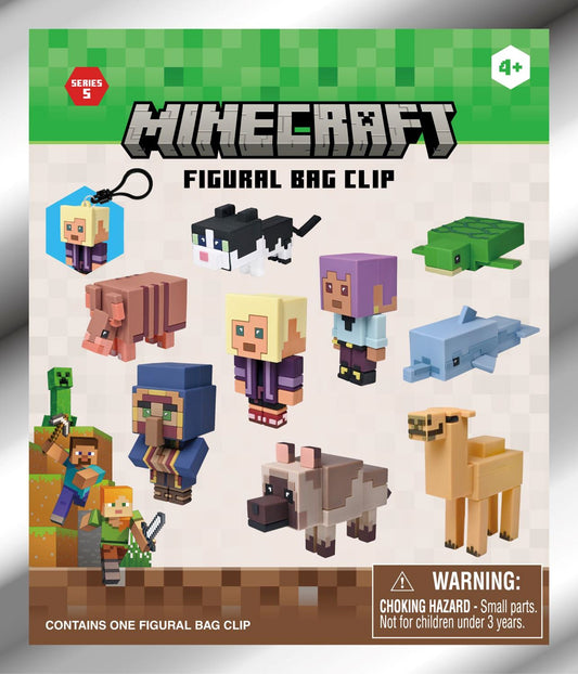 Minecraft: Series 5 - Mystery 3D Foam Bag Clip Blind Pack