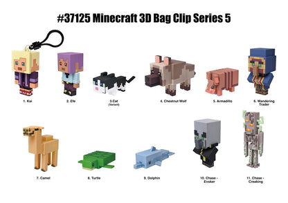 Minecraft: Mystery 3D Foam Bag Clip Series 5 Figure