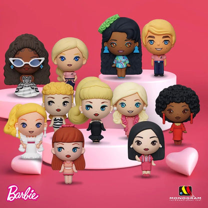 Barbie Series 1: 3D Foam Bag Clip Blind Pack