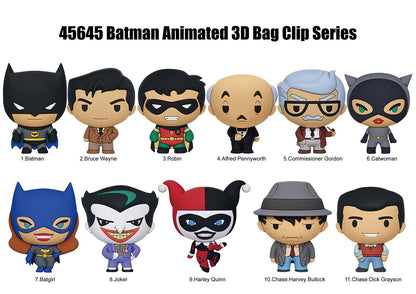 Batman Animated: Series 1 - 3D Foam Bag Clip Blind Pack