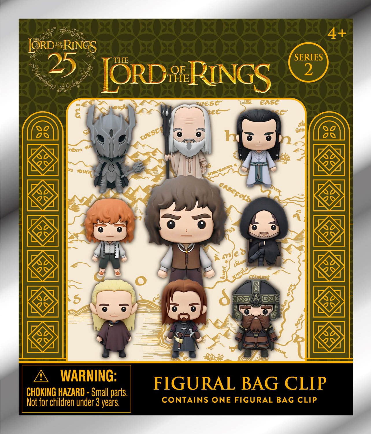 Lord Of The Rings: Series 2 - 3D Foam Bag Clip Blind Pack