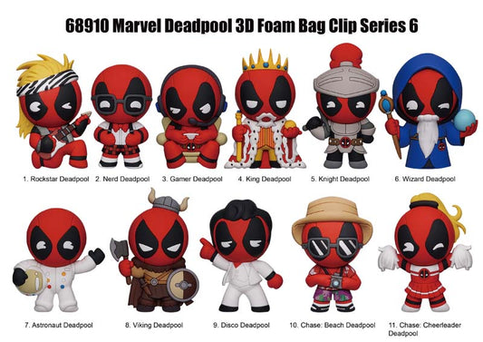 Deadpool: Mystery 3D Foam Bag Clip Series 6 Figure