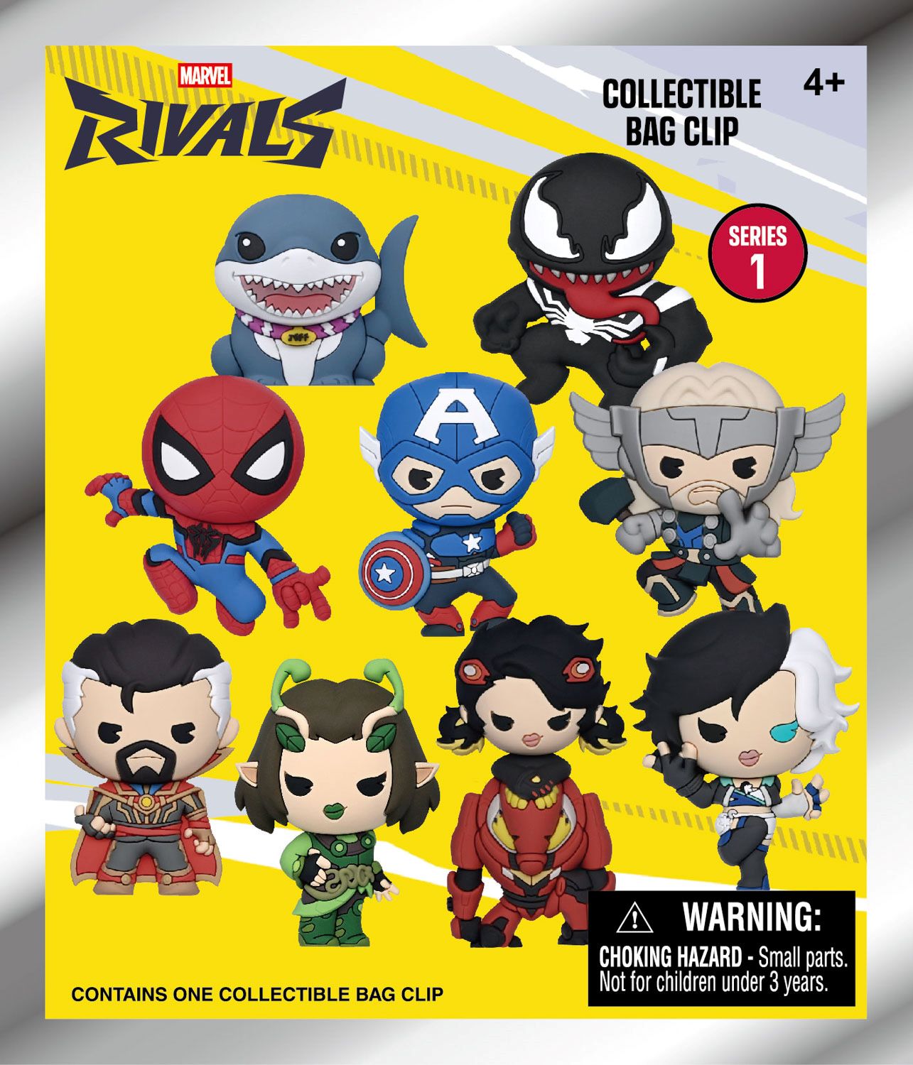 Marvel Rivals: Series 1 - 3D Foam Bag Clip Blind Pack